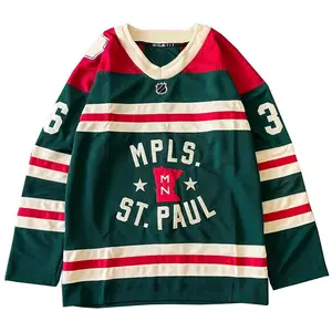 OEM Sublimated Hockey Jerseys Design Any Logo Embroidery Digital Printing Name Sportswear Ice Hockey Wear