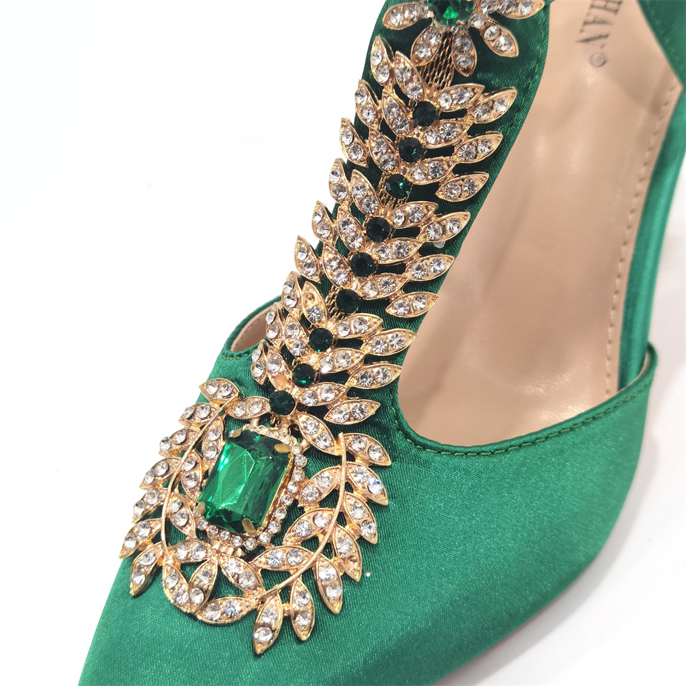 bridal shoe and bag set