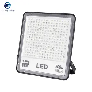 ที่กําหนดเอง 100W 200W 300W สนามกีฬา SMD LED Floodlight กลางแจ้งความต้านทานกรดฐานการเจาะที่แข็งแกร่งโรงยิมน้ําท่วมไฟ LED