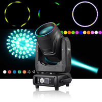Luz Móvil LED RGB QSE Lighting de 320W, Control DMX512/WDMX, CRI 95, 8000K, Autopropulsada, Voltaje Universal para Escenarios y Conciertos