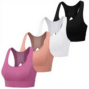 Sujetadores deportivos transpirables sin aros de malla hueca de alta sujeción, ligeros, de talla grande, con espalda hermosa, para mujer, para entrenamiento, gimnasio y yoga. - Product Image 2