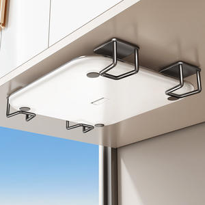 ขายึดติดผนังสำหรับเครื่องชั่งน้ำหนักไขมันในร่างกาย ผิวขัดเงา ติดตั้งแบบไม่ต้องเจาะรู รูปทรงสี่เหลี่ยมผืนผ้า - Product Image 3