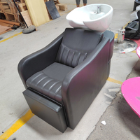 Chenyang — chaise à shampooing pour salon de coiffure, professionnelle, personnalisé, avec ensemble de tête magnétique assortie, réglage des jambes