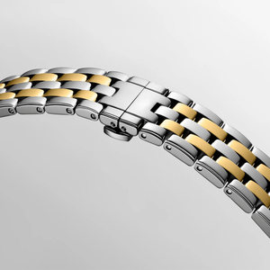 Montre automatique bicolore pour homme, bracelet en acier inoxydable, fonction date, cristal saphir, montre-bracelet de cérémonie Longinesing - Product Image 5