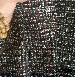 多色色织针织面料中国服装花呢织物涤纶羊毛织物