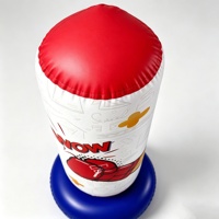 Poteau de frappe gonflable pour enfants, jouet de boxe sur pied, 1,6 mètre de haut