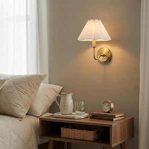 Lámpara de Pared Decorativa Recargable LED con Pantalla Reemplazable, Lámpara de Pared Inalámbrica de Tela para Interiores, para Mesita de Noche - Product Image 5