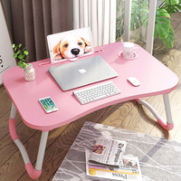 Plateau de petit déjeuner réglable bureau Portable avec pied pliable support d'ordinateur Portable Table de lit d'ordinateur Portable