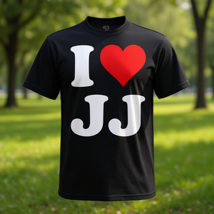Camiseta promocional Red Heart I Love JJ - Product Image 3