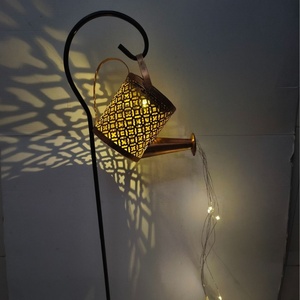 Năng lượng mặt trời ngoài trời vườn đèn Lồng tre dệt gió ánh sáng mây Trung Quốc Retro treo cỏ đèn lồng nhỏ - Product Image 1