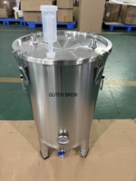 Fermenteur conique Guten Brew 30L, équipements de brassage de bière, fermenteur de bière artisanal, équipement de fermentation en acier inoxydable