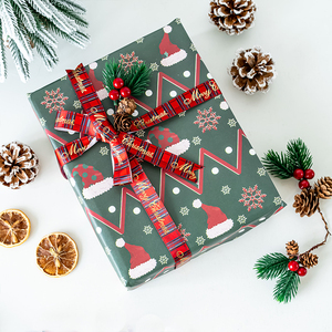 New 50*70 cm <b>Christmas</b> Gift <b>Wrapping</b> <b>Paper</b> Set 6 Pieces Logo Wrap <b>Paper</b> Packing - Product Image 1