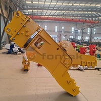 Concasseur hydraulique FONTEX, broyeur de béton avec rotation rotative pour excavatrice de 18 à 25 tonnes