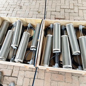 Cartucho de Filtro Cilíndrico de Acero Inoxidable con Sustrato de Titanio y Conexión Roscada para Tratamiento de Agua de Uso Industrial - Product Image 3