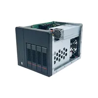4槽裸机NAS服务器，配备N5095处理器ITX主板，带150W电源，可选RAM、M.2 MSATA SSD