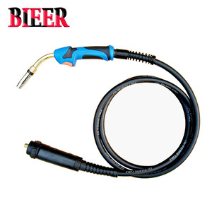Bieer Mb-24kd Welding Torch 5m Air Cooled Manual Ignition Single Switch Copper Plated For Co2 Shielded Welding - Product Image 4