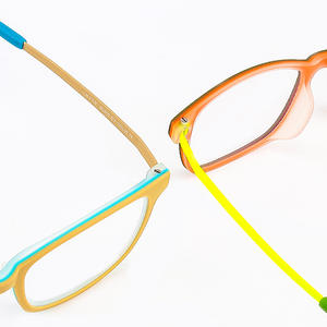 Montures de lunettes Kidorable pour enfants, ovales, en plastique, monture complète, verres en résine antidérapants, couleurs bonbon, origine Danyang, référence 8373 - Product Image 4