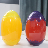 Nuevo Estilo de Botella de Plástico para Bebidas de 16 Onzas con Forma de Huevo, para Té Boba, Refrescos, Jugos y Agua, con Tapa