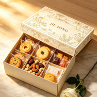 Boîtes d'emballage pour macarons en papier kraft gaufré de luxe, design personnalisé, chocolat, macarons, biscuits, aliments sucrés