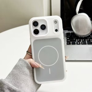 Étui de téléphone magnétique sans fil antichoc de haute qualité Macaron 2-en-1 PC+TPU pour 17 Pro Max 16e 15 Pro 14 <span class=keywords><strong>13plus</strong></span> - Product Image 4