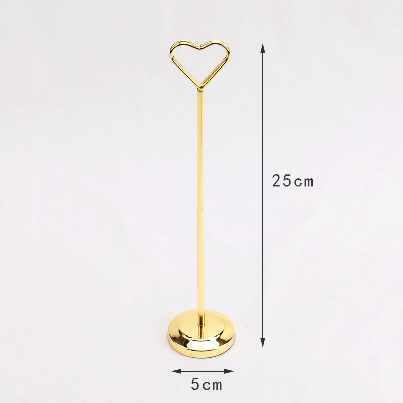 Design coeur doré de 10 pouces-25 cm