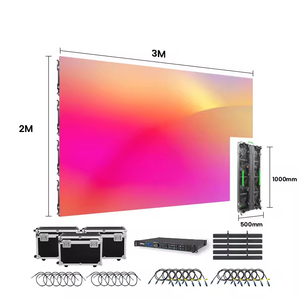 Écran LED vidéo mural intérieur P2.6, taux de rafraîchissement 7680Hz, HDR10+, Adobe RGB 98%, connexion transparente, affichage de location pour centres commerciaux, OEM - Product Image 1