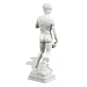 Estatua de hombre <span class=keywords><strong>desnudo</strong></span> de mármol blanco de tamaño natural de jardín de piedra natural de moda superior a la venta - Product Image 5