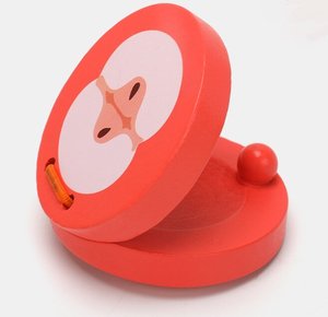 Castañuelas de Madera con Diseño de Frutas, Novedad al por Mayor, Regalo para Jardín de Niños, Juguetes Nostálgicos para Niños - Product Image 3