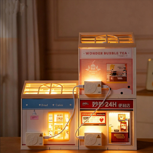 <span class=keywords><strong>Casa</strong></span> <span class=keywords><strong>de</strong></span> <span class=keywords><strong>Muñecas</strong></span> FQ para Niñas, Muebles Miniatura <span class=keywords><strong>de</strong></span> Madera, Juego <span class=keywords><strong>de</strong></span> Cocina <span class=keywords><strong>de</strong></span> Madera en Miniatura con Accesorios - Product Image 4