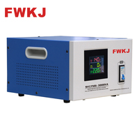 Régulateur de tension automatique monophasé 3000VA AC pour appareils électroménagers, certifié CE FWKJ, stabilisateur de tension direct usine