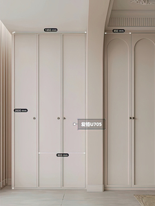 Set Armadio e Toeletta in Legno Massello Bianco di Lusso Moderno Personalizzato per Appartamenti e Camere d'Ospedale con Spazio di Archiviazione Salvaspazio - Product Image 4