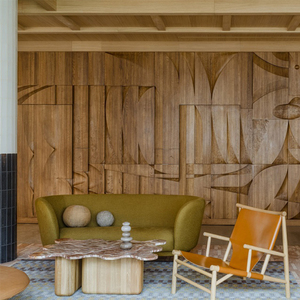 Ensemble de meubles de chambre d'hôtel sur mesure, design minimaliste et architectural, solution pour les espaces d'hôtels boutique haut de gamme - Product Image 2