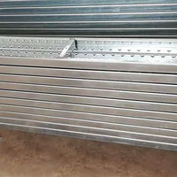 Planche en acier perforée pour échafaudage, plateforme métallique pour la construction