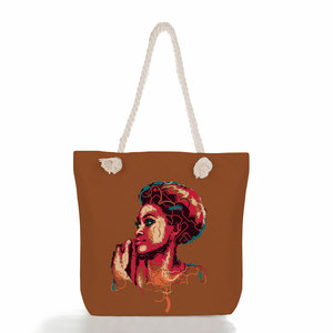 Veelzijdige Rits Handtas Vrouwen Opvouwbare Strand Draagtas Creatieve Nieuwe Cartoon Print Schouder Universiteit School Canvas Tas Voor Meisje - Product Image 4