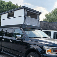 Carpa de Techo Eléctrica Ligera para 4 Personas, 4 Estaciones, con Bolsa de Almacenamiento de Aluminio, Carpa Rígida para Techo de Auto