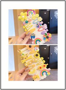 14 Pcs/set Cute Cartoon Hair <b>Clips</b> Set Kid Barrettes Hairgrips Girl Crystal Hair <b>Clip</b> Accessories Gift Set Japan Korea Style - Product Image 6