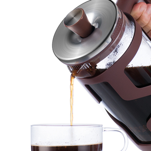 Tùy Chỉnh Ngoài Trời Di Động Cắm Trại Cao Thủy Tinh Borosilicate Pháp Cà Phê Báo Chí Maker Tay Brewer Với Bộ Đếm Thời Gian - Product Image 5