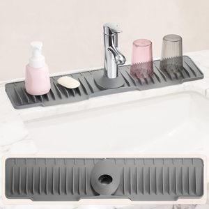 Tapis de drainage en silicone personnalisé pour robinet d'évier, tapis absorbant l'eau pour évier de cuisine - Product Image 1