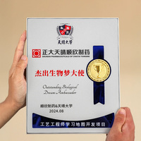 Plaques personnalisées Golf Medal Awards Hotel Honor Plate Sports Medal License Certificate Plaque Bending Trophy Desig Corporation
