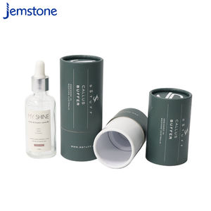 กระบอกกระดาษวัสดุรีไซเคิลพร้อมโฟมและโลโก้สั่งทำ สำหรับบรรจุภัณฑ์น้ำมันบำรุงผิวและเครื่องสำอาง - Product Image 1