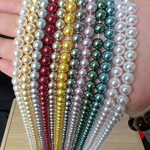 Perlas de Vidrio Redondas de Calidad Grado S de 3mm -12mm al por Mayor, Perlas Sueltas Coloridas para la Fabricación de Joyería - Product Image 5