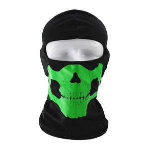 Skull Face Mask Black Pink Breathable Cycling Outdoor Sports Unisex Headgear - Product Image 2
