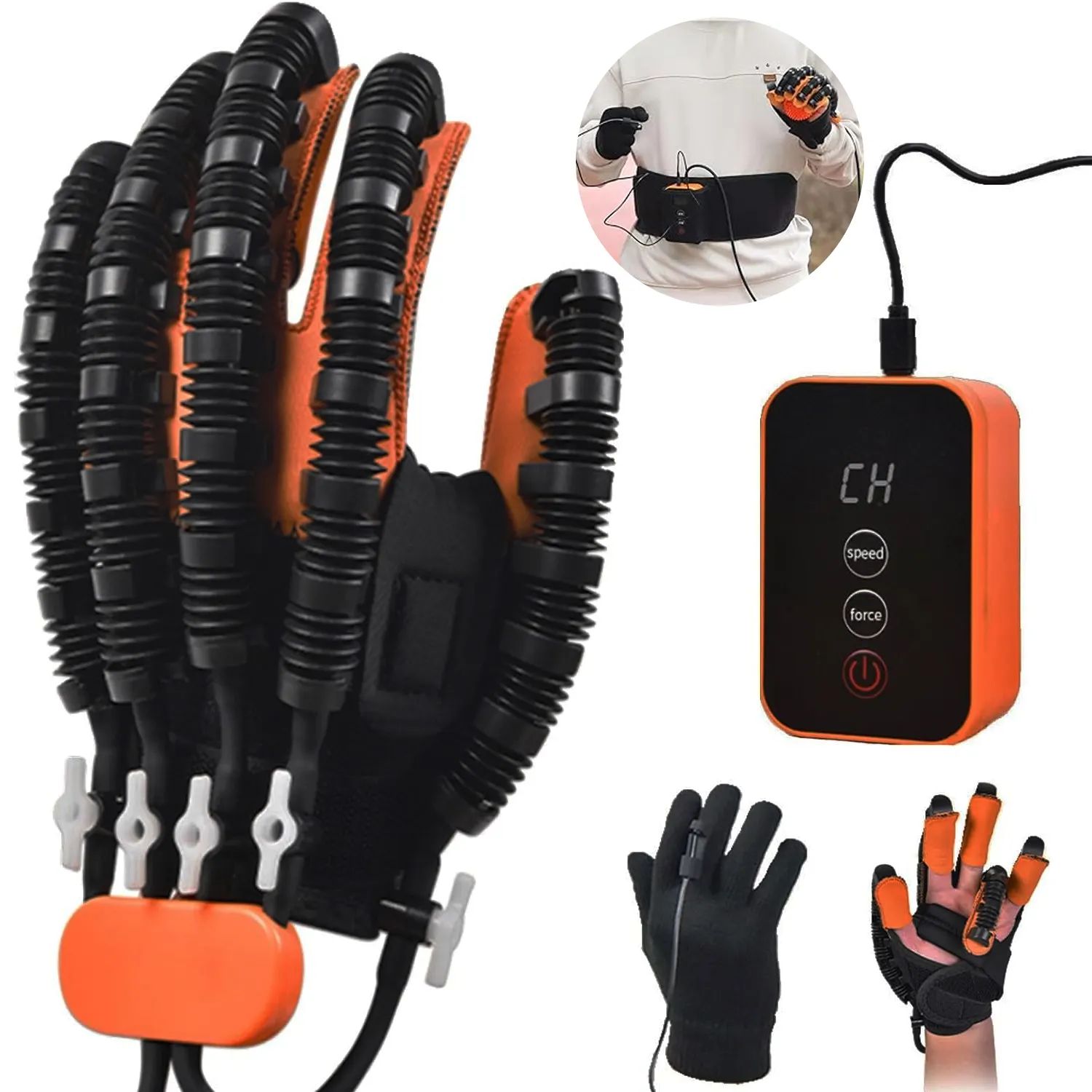 Fabrieksgroothandel Handrevalidatie Robot Handschoenen Herstel Handschoenen Voor Beroerte Verlamde Handtherapie