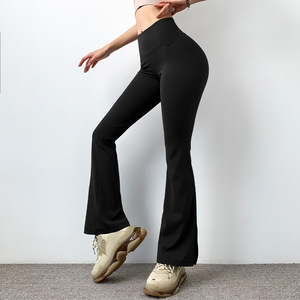 Esercizio dimagrante allenamento Fitness allenamento <span class=keywords><strong>collant</strong></span> donna gamba larga Yoga pantaloni - Product Image 6