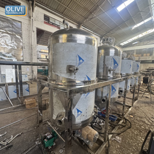 Machine de raffinage, de blanchiment et de désodorisation d'huile de cuisson, équipement de raffinerie d'huile de tournesol, machine de raffinage d'huile d'avocat 5 - Product Image 1