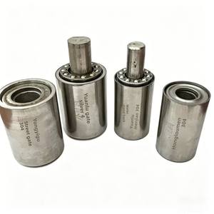 Charnière de porte sans support en acier inoxydable 304, ronde, en acier massif - Product Image 1