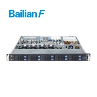 Fabricant OEM ODM chinois sur mesure, châssis de serveur 1U 10 baies avec alimentation intégrée, en stock