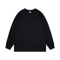 Sweat-shirt unisexe d'hiver de haute qualité, col rond surdimensionné, personnalisable pour la broderie, anti-boulochage, anti-rétrécissement