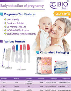 <span class=keywords><strong>Test</strong></span> <span class=keywords><strong>de</strong></span> <span class=keywords><strong>grossesse</strong></span> HCG urinaire à bandelette pour auto-<span class=keywords><strong>test</strong></span>, certifié CE ISO 510K, en plastique, vente chaude du fabricant - Product Image 5