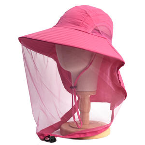 Pêche crème solaire chapeau été hommes femmes UV ombre pêcheur chapeau moustique <span class=keywords><strong>filet</strong></span> gaze masque alpinisme étanche chapeau <span class=keywords><strong>de</strong></span> soleil - Product Image 1
